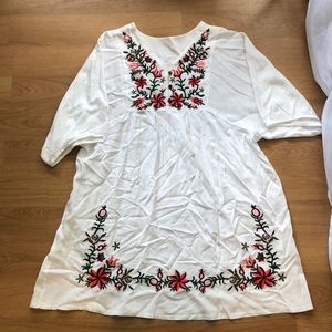 Embroidered cover-up!!!